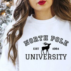 Christmas North Pole University Sweatshirt